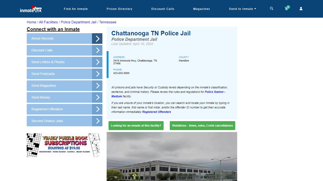 Chattanooga TN Police Jail & Inmate Search - Chattanooga, TN